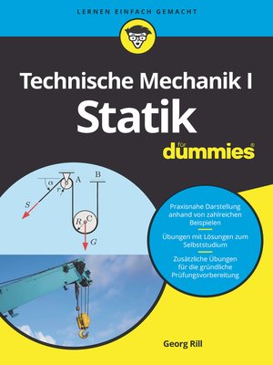 cover image of Technische Mechanik I Statik f&uuml;r Dummies